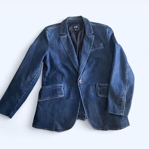 GAP Women’s Denim Blue Blazer
